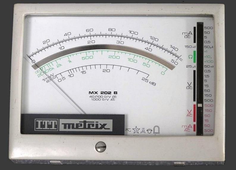 Multimètre MX-202B METRIX