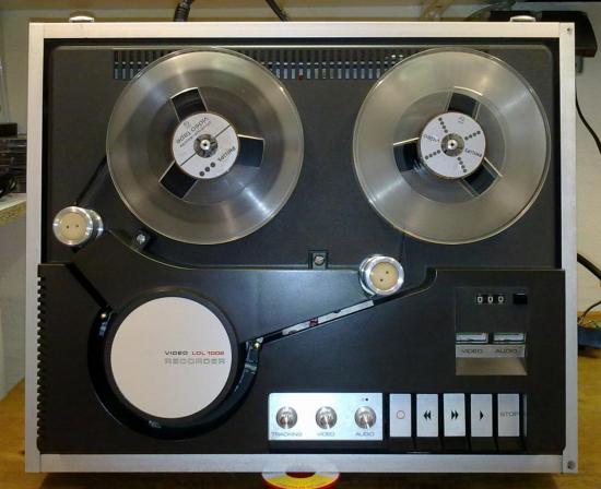 Magnétoscope Noir et Blanc LDL1002 PHILIPS - Année 1973